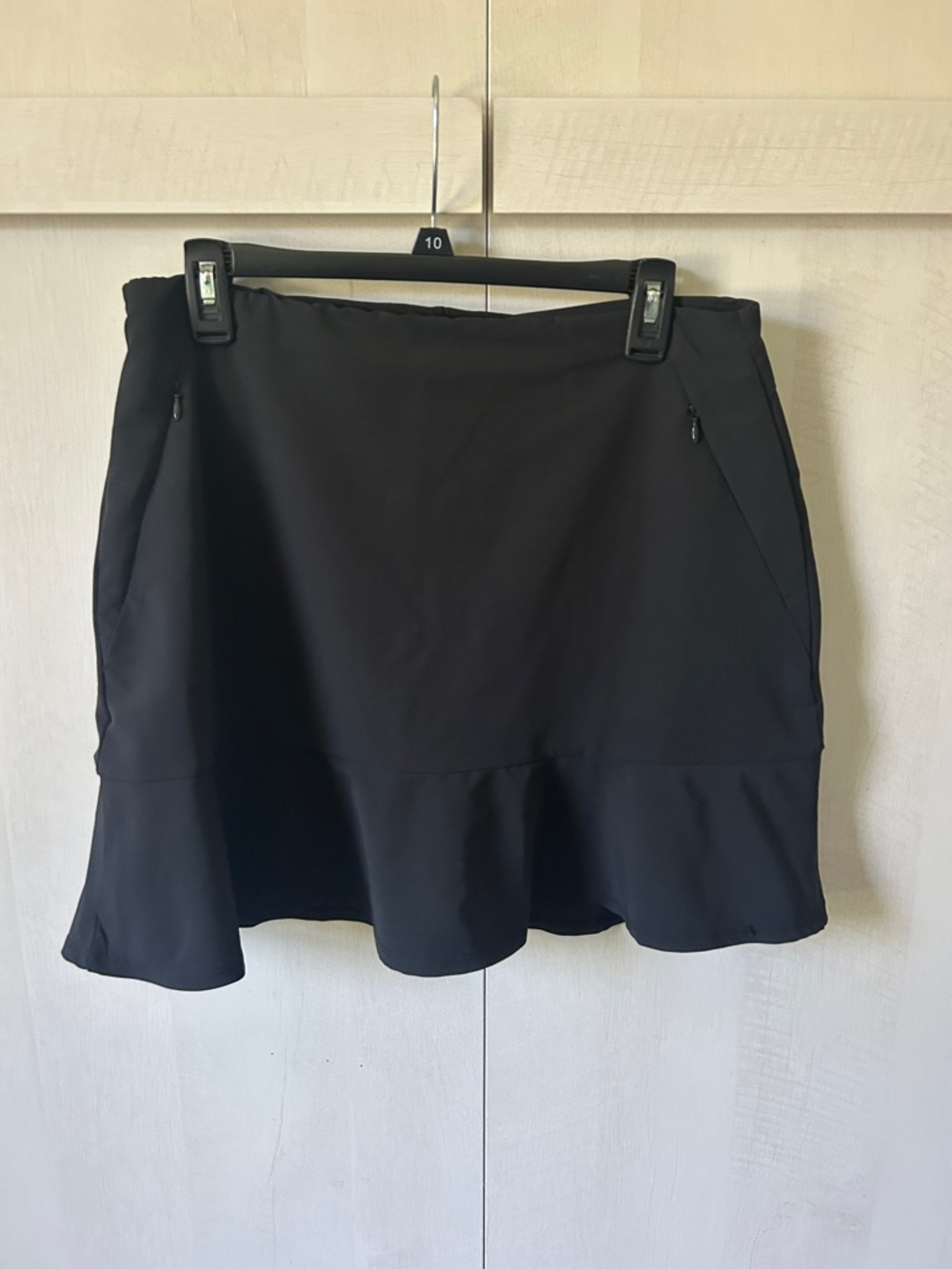 Tail Black Ruffle Hem Golf Skort